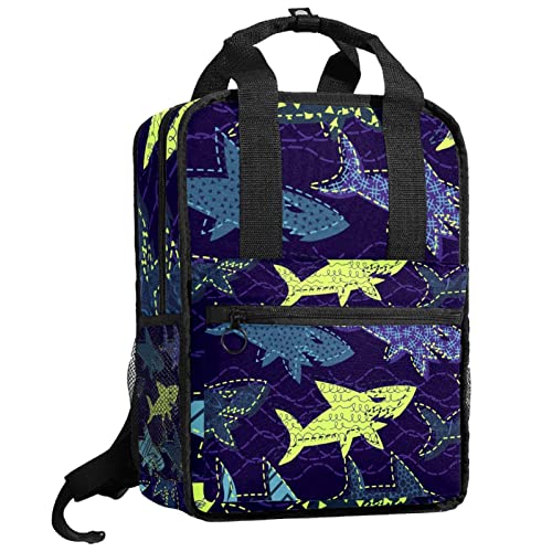 Sac à dos garçons bretelles réglables requin soulage le dos