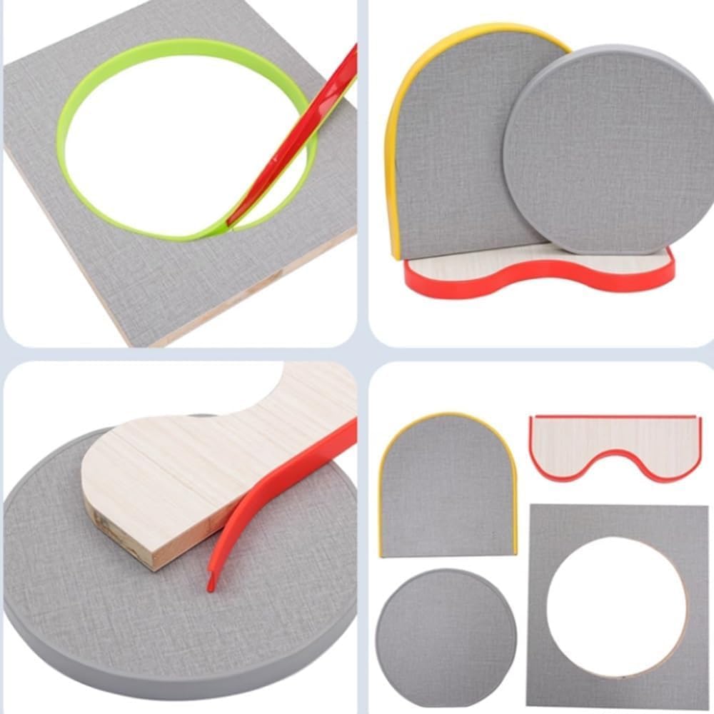 Elastyczna taśma ochronna TPE, Samoprzylepna wielokolorowa obrzeże TPE w kształcie litery U 9-50 mm 5 m(Grey,50mm)