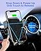 NANAMI Wireless Car Charger, 10W Max Fast Charging Car Mount,Air Vent Automatic Clamping Phone Holder, Compatible iPhone 14/13/12/12 Mini/11/11/XS Max/XR/X/8 Plus,Samsung S20/S10/S9/S8/Note 10+/9/8