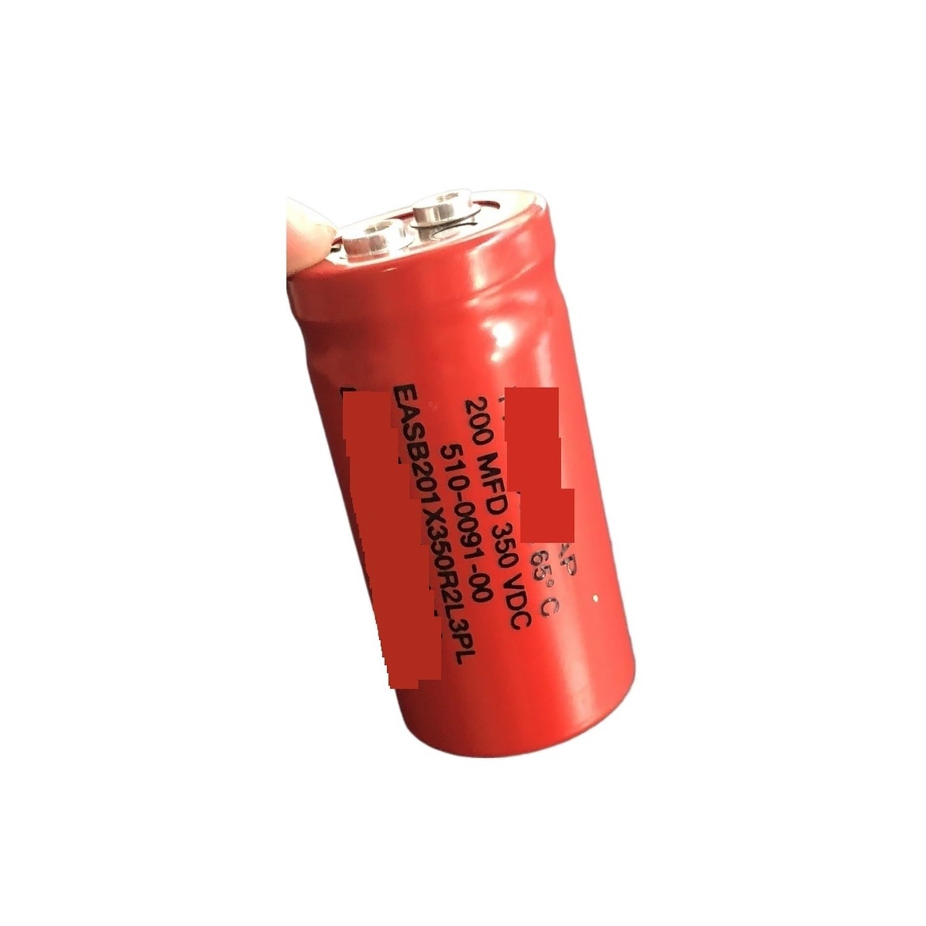 Condensateur 200uf 350v pour remplacer un composant usé EASB201X350R2L3PL 35x68mm