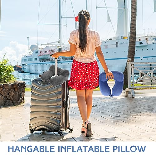 Sintuff-2-Pack-Inflatable-Travel-Neck-Pillow-Airplane-GrayBlue