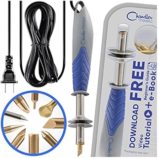 Pyrography Wood Burning Kit for Adults, Beginners, and Professionals, Wood Burning Pen with 8 Tips, Wood Burner Tool for Woodburning Crafts by Chandler Tool
