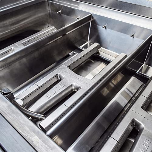 Outdoor Kitchen Professional Built-In Bbq Grill | 44" 4-Burner Natural Gas Ng Grill W/Rear Infrared Burner | Perfect For Outdoor Cooking & Entertaining By Blaze |Stainless Steel | Blz-4Pro-Ng #TOP5