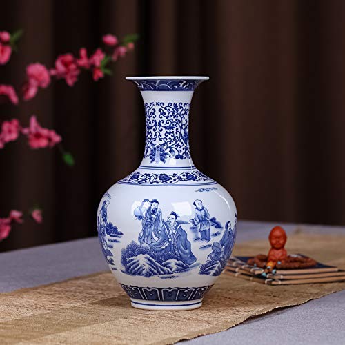 pYubin Vase Jingdezhenantique Blue and White Porcelain Rich Bamboo Living Room TVLrlbg`Cj[Yz[fR[Vn 32 19cmiTCYFC3121c