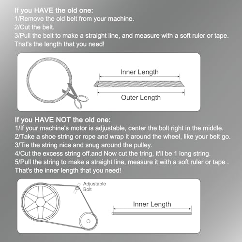 sourcing map 9N2110 Metric Standard Replacement Belt, 2110mm (83.1") Outer Circumference x 9.7mm Width x 8mm Thick, 3V830 Rubber V Belt - Image 3