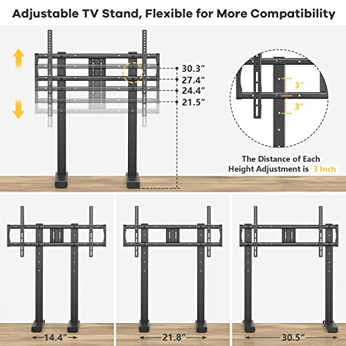 Universal Modern TV Stand Legs, for 55-90 inch LCD LED OLED 4K Plasma TVs, Tabletop TV Stand with Mount, Height… - Image 4