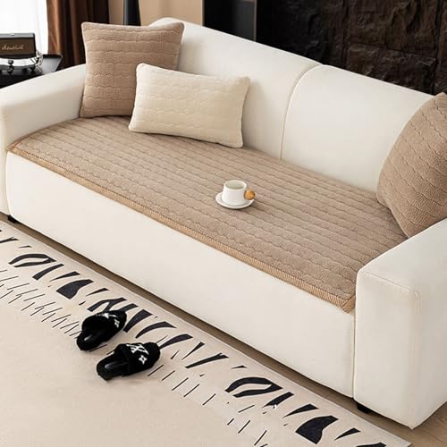 Housses de coussin de canapé en peluche lapin pour salon 1 à 4 places