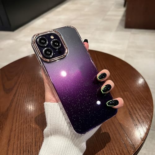 Coque de téléphone violette à paillettes pour illuminer vos soirées