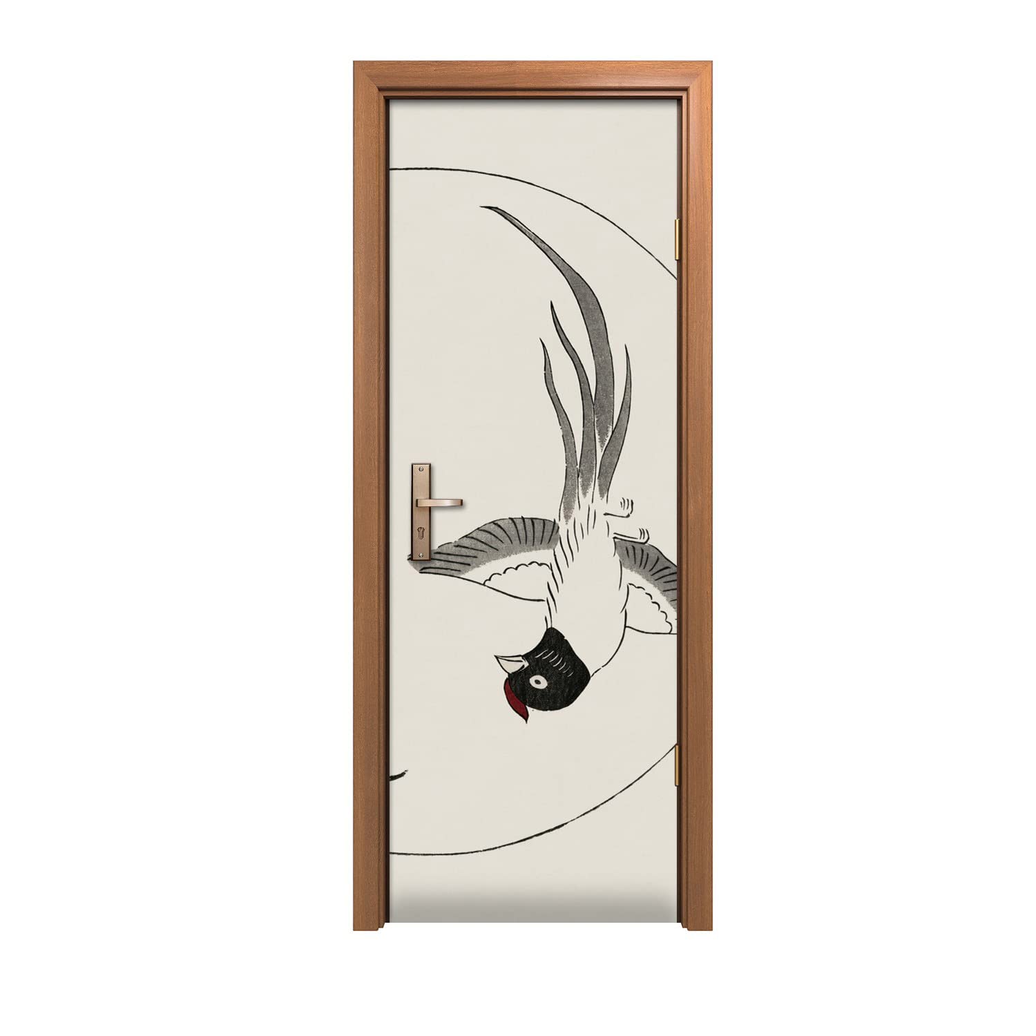 Autocollant de porte murale 70x200cm pour égayer un couloir sombre