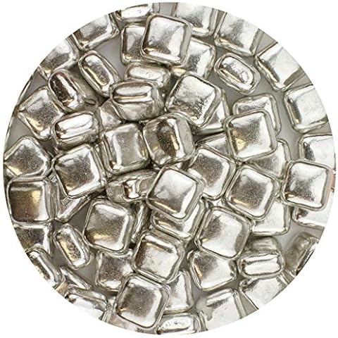 Celebakes by CK Products Square Silver Dragees, 3.7 oz. Cover