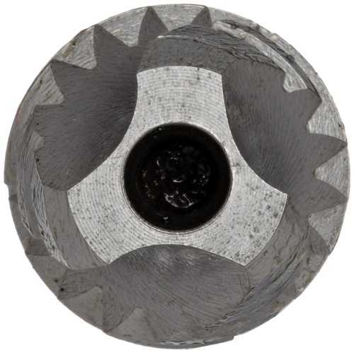 Dormer EX006H Powdered Metal Steel Spiral Flute Threading Tap, Gold Oxide Finish, Round with Square End Shank, Modified Bottoming Chamfer, M7-1.00mm Thread Size, 7.0mm Shank Diameter (Pack of 1)