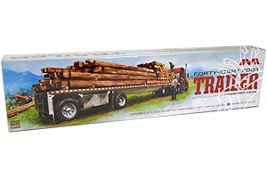 Moebius Models/AMT/ERTL 1/25 Scale Plastic Semi Truck/Trailer Model Building Kits