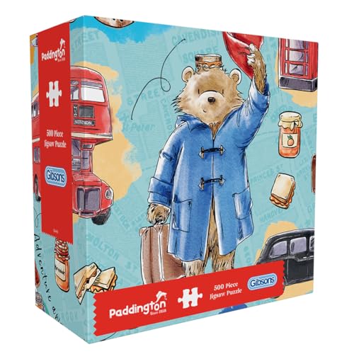 Gibsons Paddington Bear 500 Piece Jigsaw Puzzle â€“ Cla