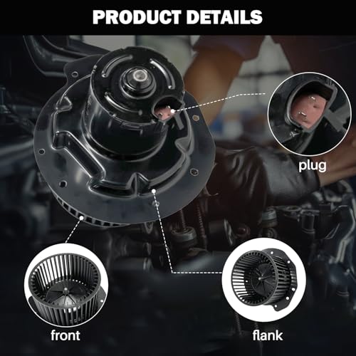 Image of 700146 AC Heater Blower Motor Fan Front Fit for Ford Bronco 1987-1996 ,F-150 1987-1996 ,F-250 1987-1997 ,F-350 1987-1997 ,F-450 Super Duty 1997