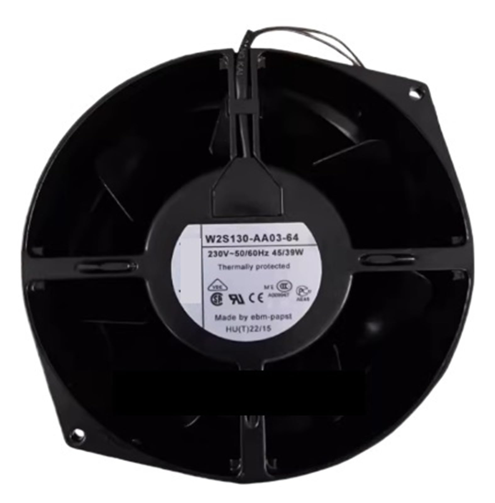 LZIKKGKI W2S130-AA03-64 230V 50/60Hz 45/39W Fan