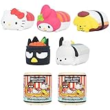 Hamee Sanrio Hello Kitty and Friends Cute Water Filled Surprise Capsule Squishy Toy [Sushi] [Birthday Gift Bag, Party Favor, Gift Basket Filler, Stress Relief Toy] – 2 Pc. (Mystery – Blind Capsule)