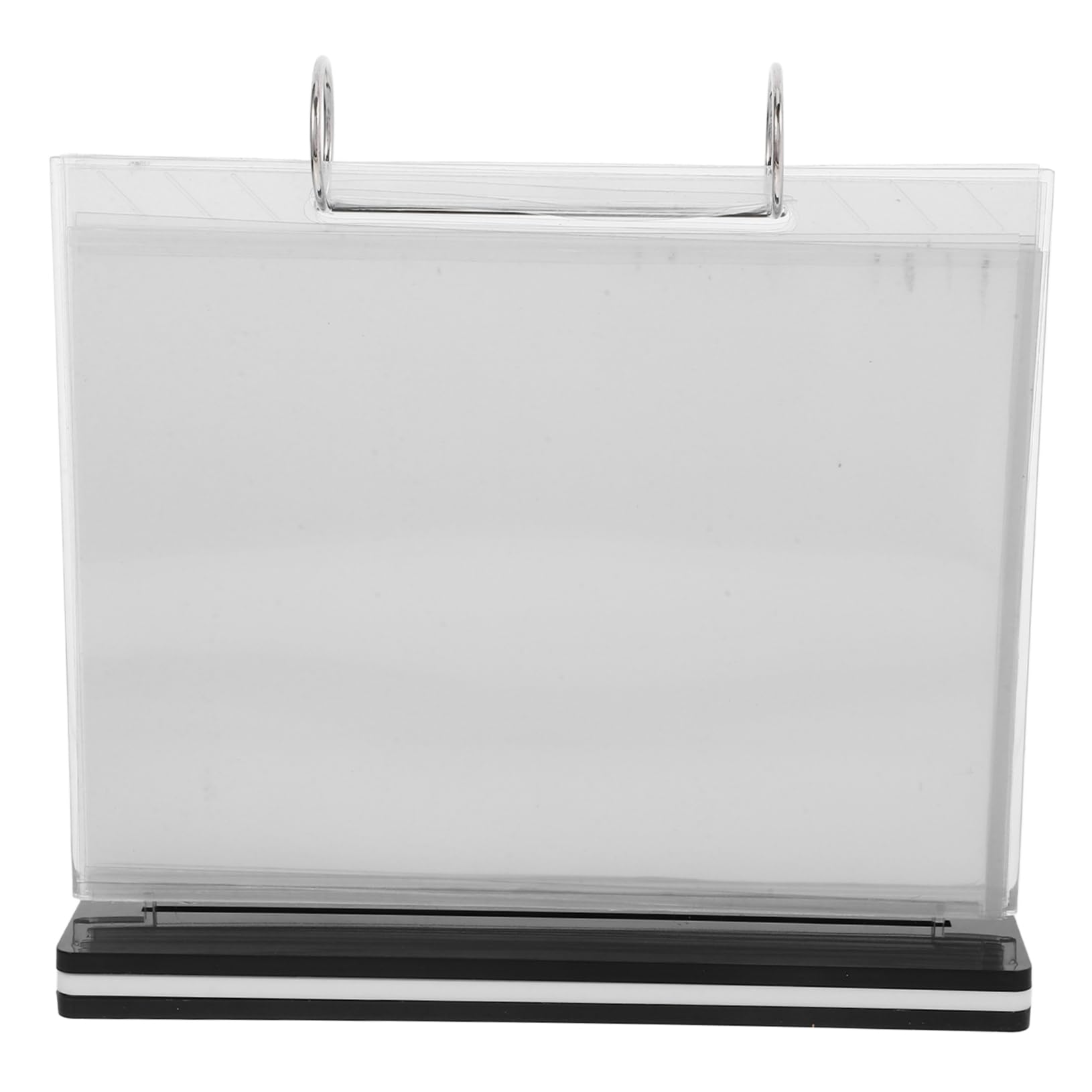 PartyKindom Commercial Menu Holders for Restaurant Table Menu Display Stand with Flip Design Easy to Update Space Saving Advertising Rack