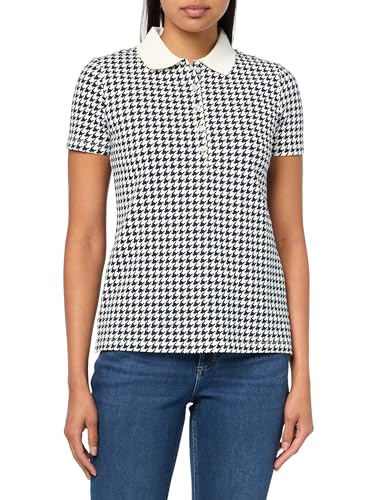 Polo Tommy Hilfiger de mujer color liso marfil en piqué talla M original