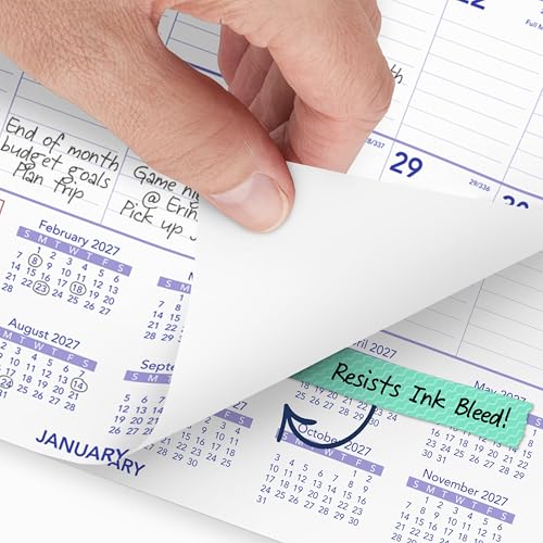 Image of AT-A-GLANCE 2027 Wall Calendar, Monthly, 12 inch x 17 inch Planner, Ruled Daily Blocks (PM22827)