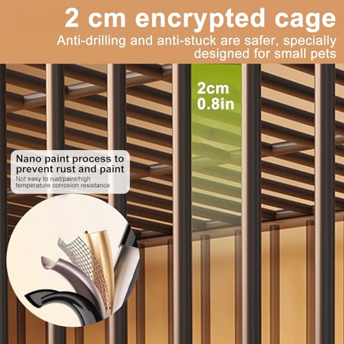 Cage chaton intérieur 2 niveaux pour éviter les bêtises de vos animaux