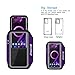 Galaxy S10 S9 S8 Armband, JEMACHE Gym Running Exercises Workouts Phone Arm Band for Samsung Galaxy S10/S9/S8/S7 Edge (Purple)