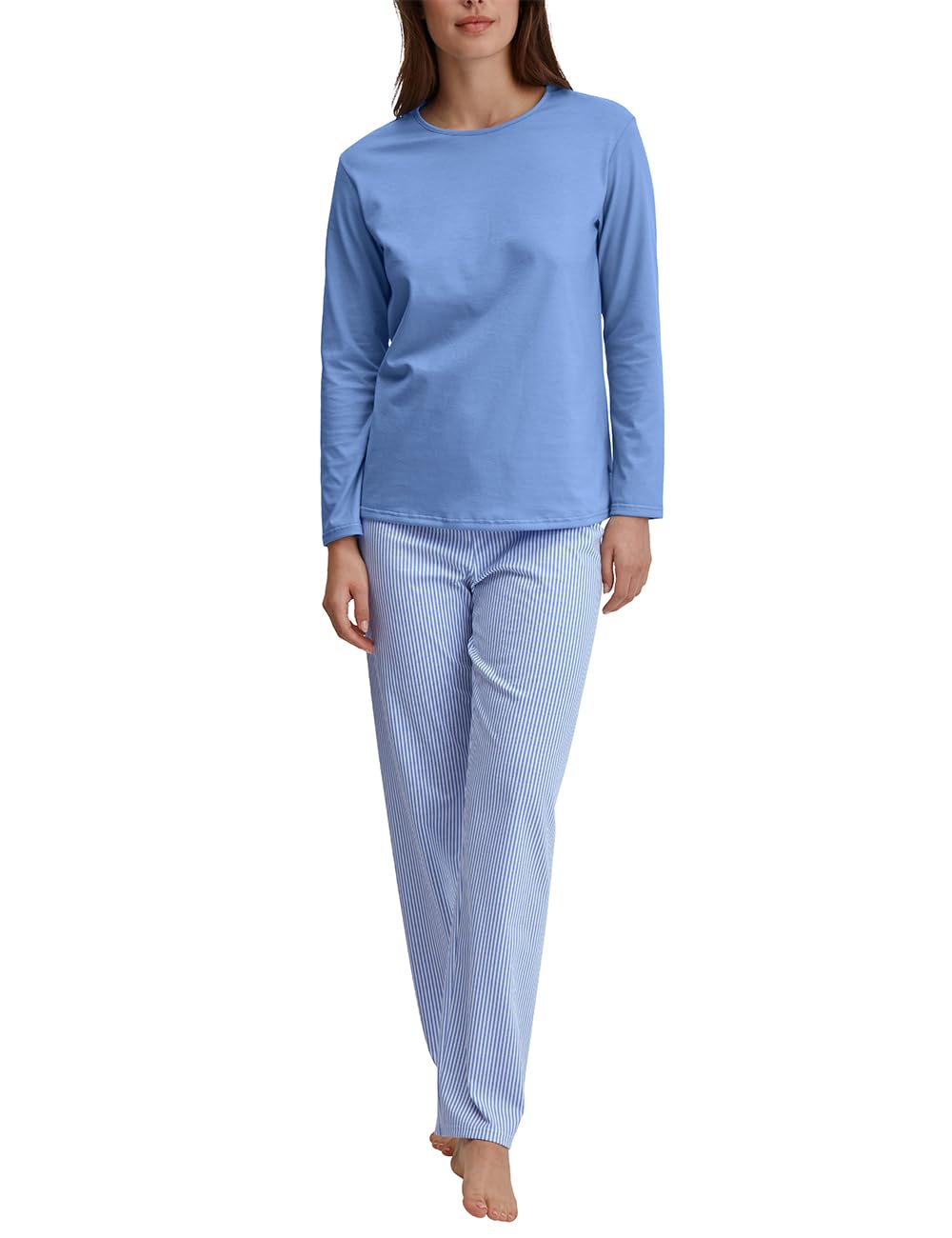 Calida Women's Hydrangea Blue Pyjamas, 40-42
