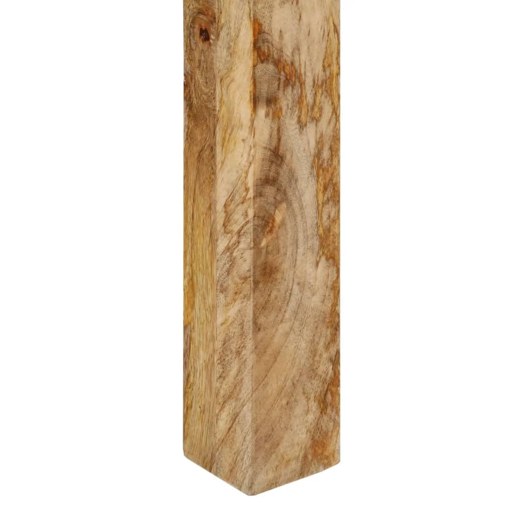 vidaXL Mesa Alta de Bar Mueble Cocina Bistró Mostrador Restaurante Patas Salón Sala de Estar Jardín Terraza Hogar Madera Maciza de Mango