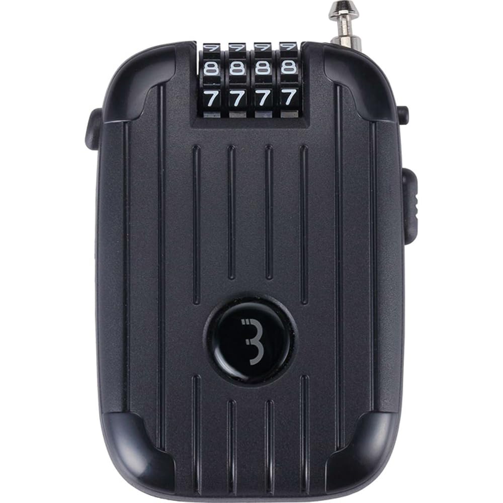 BBB Kolarstwo BBL-53XL MiniCase XL zamek rowerowy, czarny