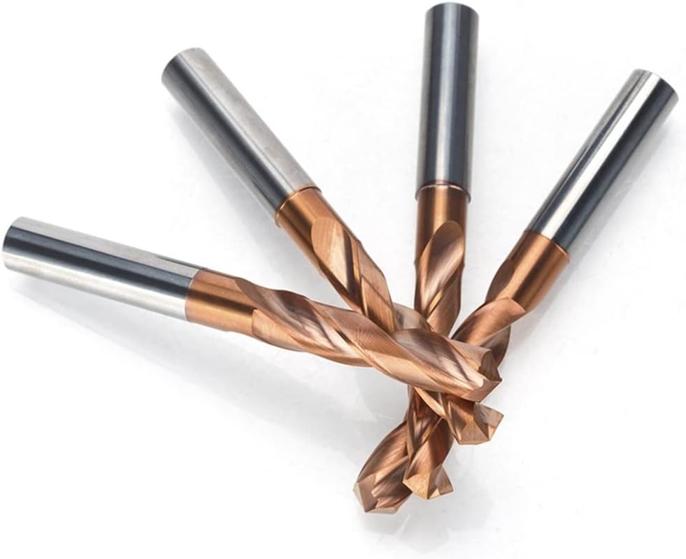1pc ツイスト ドリル ビット HRC65 超硬ソリッド ドリル ビット、硬質金属径用。 1.0-9.0mm 穴あけ 3D 全タン
