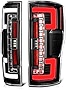 VIPMOTOZ Premium OLED Tube Black Housing LED Tail Light Lamp Assembly For 2017-2019 Ford Superduty F-250 F-350 Pickup Truck BLIS Model, Driver & Passenger Side