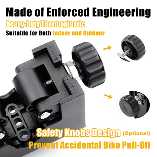 CyclingDeal Suporte de parede para armazenamento de bicicleta de pneu de 23 a 28 mm de largura – Cli