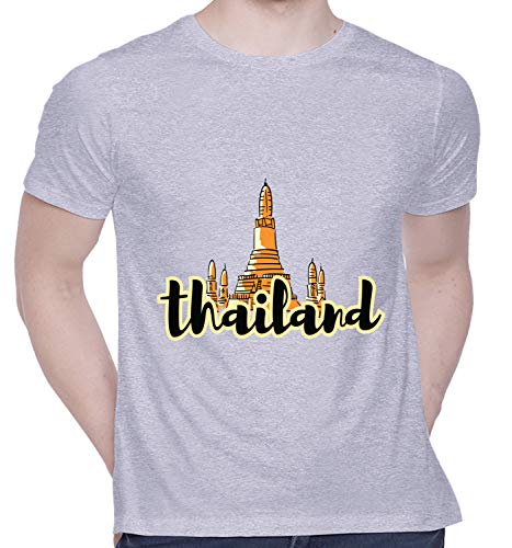Image of CreativiT Graphic Printed T-Shirt for Unisex Thailand Tshirt | Casual Half Sleeve Round Neck T-Shirt | 100% Cotton | D00867-37