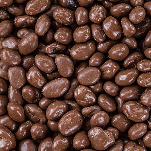 Gourmet Milk Chocolate Covered Raisins by It's Delish, 2 Lbs Bulk | Milk Chocolate Raisins Candy Snack for Parties or Holiday Events and Healthy Snacking | USA Made, Kosher Dairy
