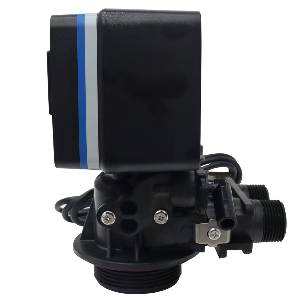 INTBUYING Válvula de control de agua filtrada tipo tiempo, sistema de tratamiento de agua para filtro de agua, tanque de resina, 110 V con rosca fina