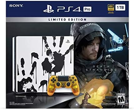 Sony PlayStation 4 Pro Storage Upgrade 1TB SSD Limited Edition Death Stranding Console + Controller + Game Bundle : Video Games