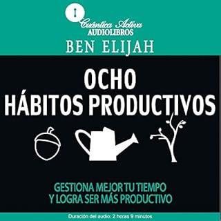 Diseño de la portada del título Ocho H&aacute;bitos Productivos