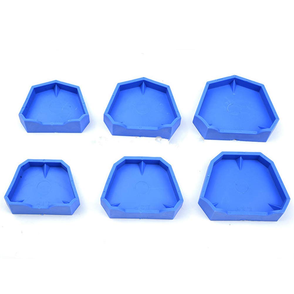 HEALIFTY Modelo de laboratorio dental base de silicona yeso 6 unidades