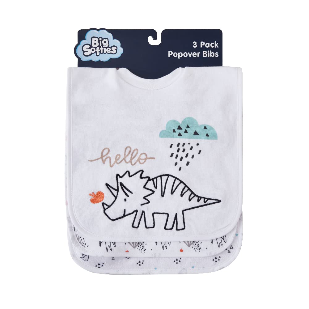 Big Softies 3 Pack Applique & Printed Bibs-picture-15