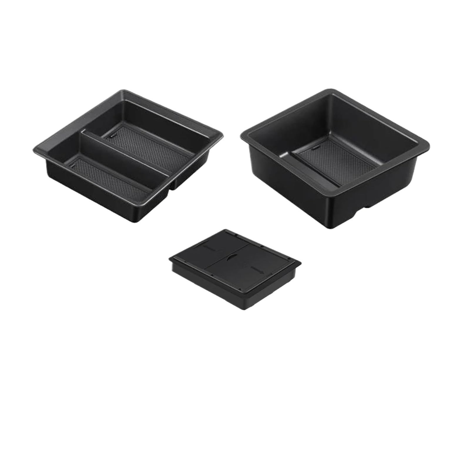 AHRPKAMERD Centre Console Organiser Tray Custom For Tesla For Model 3 Y 2021-2023 Central Armrest Storage Box Organizer Center Console Case Hidden Cubby Drawer Armrest Storage Box(3)