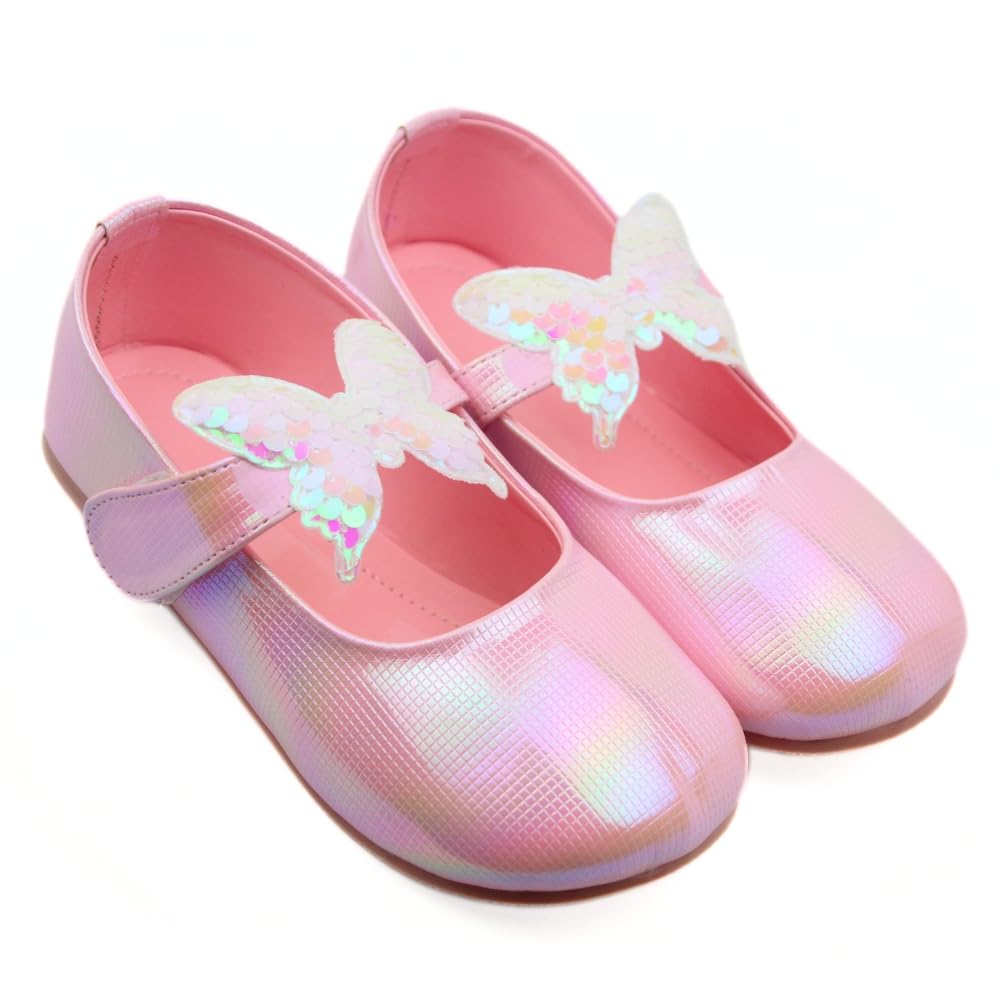 Baby Bloom Girls Synthetic Leather Ballerinas/Belly Sandal for 2.5 to 3 Years (Light Pink)- TPR Sole with Padded in Sole and Sequence Butterfly- BT3579 (B0DF5R52KS) Amazon Price History, Amazon Price Tracker
