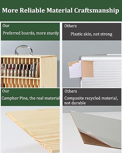 Mueble para móviles con 12 compartimentos de madera para colegio 7