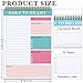 40 Pad to Do List Sticky Notes Notepad 2080 Sheets Daily Planner Note Pads 6.5