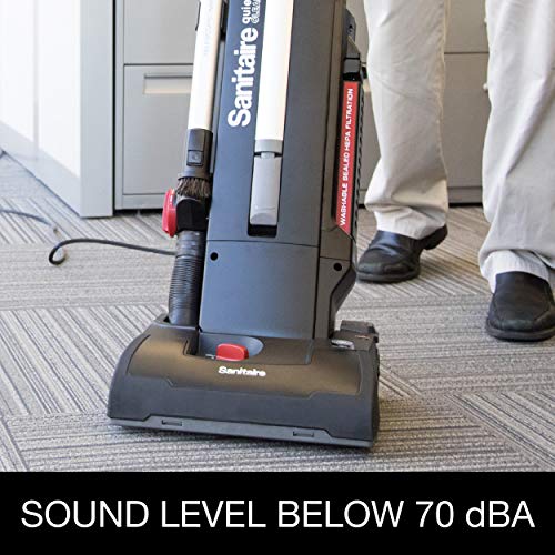 Image of Sanitaire MULTI-SURFACE QuietClean Upright Commercial Vacuum SC9180D Black