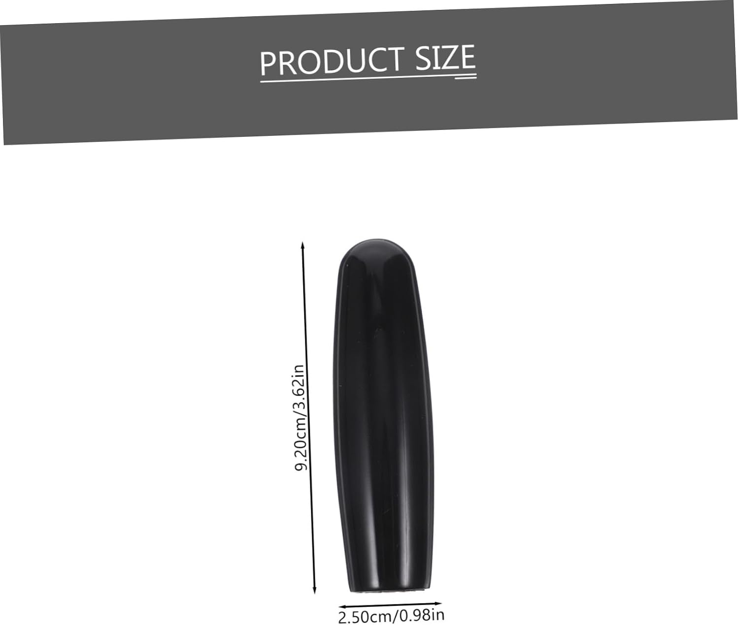 2pcs Black Plastic Beer Tap Handle Replacement for Kegerator Solid Faucet Handle for Draft Beer Keg Faucet