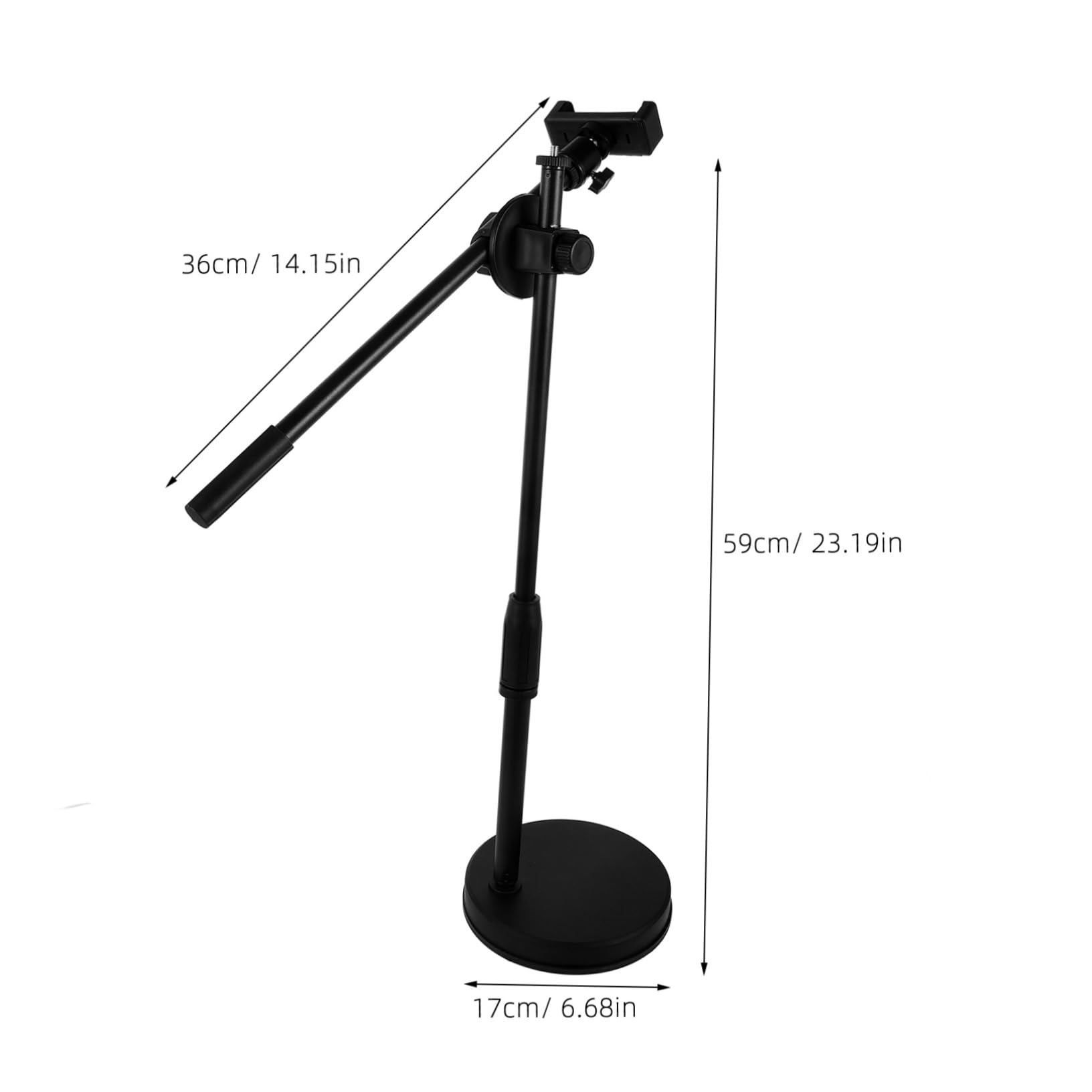 Holibanna Soporte de Fotografía de Escritorio para Teléfono Móvil Soporte de Cámara para Streaming y Grabación para Fotografía de Manicura y Dibujo