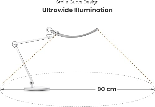 Miniatura 3 de BenQ - Lámpara de escritorio LED para lectura electrónica con brazo articulado atenuación automática y ajuste cromático