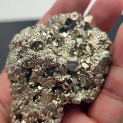 Stone Iron Pyrite Cluster Crystal Stone Rough Display Minerals Quartz Crystals(200-300g)