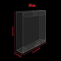 Vista 5 de 10 fundas protectoras de caja transparente para Nintendo DS NTSC, funda de plástico transparente de alta calidad, funda protectora resistente a