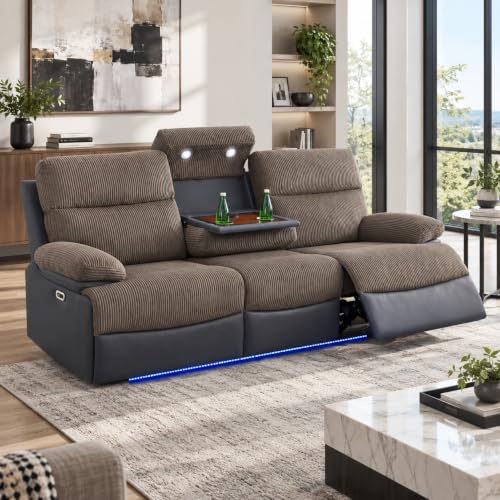 Power Reclining Gray Sofa Collection for Stylish Comfortable Living Rooms - Image 3