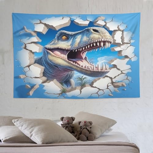 Impression 3D tapisserie murale dinosaure et tenture suspendue géante